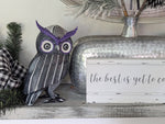 Owl Alebrije Figurine | Hand Carved & Hand Painted Wooden Sculpture, Original Folk Art of Oaxaca Mexico is Unique and Collectible Home Decor