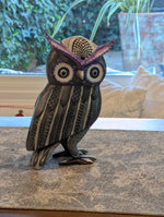 Owl Alebrije Figurine | Hand Carved & Hand Painted Wooden Sculpture, Original Folk Art of Oaxaca Mexico is Unique and Collectible Home Decor