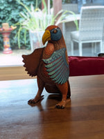 Hand-Carved Alebrije Eagle Statue | Hand-Painted Oaxacan Wood Bird Sculpture