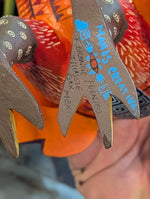 Hand-Carved Alebrije Rooster Figurine | Hand Painted Mexican Folk Art | Vibrant Oaxacan Wood Carving