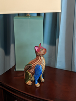 Cat Fusion Alebrije Figurine, Handmade Home Decor, Folk Art from Oaxaca Mexico, Original Wood Sculpture, Carved Animals, Unique Cat Statue