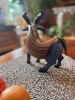 Kudu Alebrije is Genuine Mexican Folk Art | Vibrant Handcraftsmanship on this Oaxacan Wood Carving is Superb, Collectible Home Decor