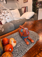 Cat Alebrije is Genuine Mexican Folk Art | Vibrant Handcraftsmanship on this Oaxacan Wood Carving is Superb, Collectible Home Decor