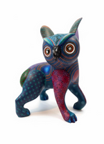 Fusion Owl Alebrije Figurine Handmade Home Decor, Folk Art from Oaxaca Mexico, Original Wood Sculpture Unique Fusion Statue Gift