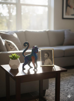 Monkey Alebrije is Genuine Mexican Folk Art | Vibrant Handcraftsmanship on this Oaxacan Wood Carving is Superb, Collectible Home Decor