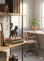 Monkey Alebrije is Genuine Mexican Folk Art | Vibrant Handcraftsmanship on this Oaxacan Wood Carving is Superb, Collectible Home Decor