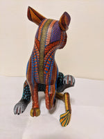 Alebrije Owl Figurine, Handmade Home Decor, Fine Folk Art of Oaxaca Mexico, Original Wood Sculpture, Carved Animal, Unique Gifts, Owl Statue