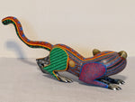 Alebrije Weasel, Oaxaca, Mexican Folk Art, Handmade Home Decor, Original Wood Sculpture, Carved Animals, Unique Gifts, Weasel Statue