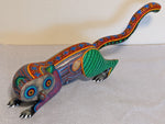 Alebrije Weasel, Oaxaca, Mexican Folk Art, Handmade Home Decor, Original Wood Sculpture, Carved Animals, Unique Gifts, Weasel Statue