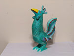 Rooster Alebrije Figurine, Handmade Home Decor, Folk Art Oaxaca Mexico, Original Wood Sculpture, Carved Animal, Unique Gifts, Rooster Statue