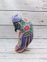 Owl Alebrije Figurine, Handmade Home Decor, Folk Art from Oaxaca Mexico, Original Wood Sculpture, Carved Animals, Unique Gifts, Owl Statue