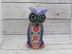 Owl Alebrije Figurine, Handmade Home Decor, Folk Art from Oaxaca Mexico, Original Wood Sculpture, Carved Animals, Unique Gifts, Owl Statue