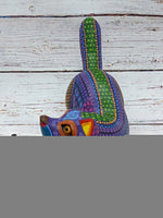 Badger Alebrije Figurine, Handmade Home Decor, Folk Art Oaxaca Mexico, Original Wood Sculpture, Carved Animal, Unique Gifts, Badger Statue