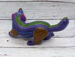 Badger Alebrije Figurine, Handmade Home Decor, Folk Art Oaxaca Mexico, Original Wood Sculpture, Carved Animal, Unique Gifts, Badger Statue