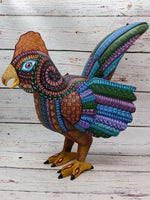 Rooster Alebrije Figurine, Handmade Home Decor, Oaxaca Mexico Folk Art, Original Wood Sculpture, Carved Animal, Unique Gifts, Rooster Statue