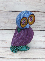 Owl Alebrije Figurine, Handmade Home Decor, Folk Art from Oaxaca Mexico, Original Wood Sculpture, Carved Animals, Unique Owl Statue Gift