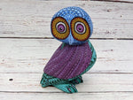 Owl Alebrije Figurine, Handmade Home Decor, Folk Art from Oaxaca Mexico, Original Wood Sculpture, Carved Animals, Unique Owl Statue Gift