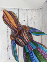 Rooster Alebrije Figurine, Handmade Home Decor, Oaxaca Mexico Folk Art, Original Wood Sculpture, Carved Animal, Unique Gifts, Rooster Statue