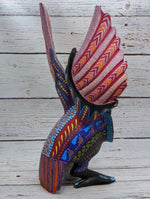 Owl Alebrije, Oaxaca Mexico Folk Art, Handmade Home Decor, Original Wood Sculpture, Carved Animal, Unique Owl Gift, Geniune Original