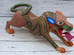 Jaguar Alebrije, Oaxaca Mexico Folk Art, Handmade Home Decor, Colorful Wood Sculpture, Carved Animal, Unique Gift, Genuine Original