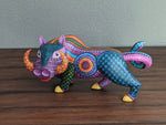 Warthog Alebrije Figurine, Handmade Home Decor, Folk Art from Oaxaca Mexico, Original Wood Sculpture, Unique Warthog Statue Gift
