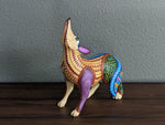 Wolf Alebrije Figurine, Handmade Home Decor, Folk Art from Oaxaca Mexico, Original Wood Sculpture, Carved Animals, Unique Wolf Statue Gift