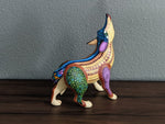 Wolf Alebrije Figurine, Handmade Home Decor, Folk Art from Oaxaca Mexico, Original Wood Sculpture, Carved Animals, Unique Wolf Statue Gift