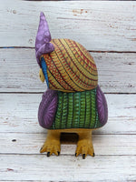 Owl Alebrije Figurine, Handmade Home Decor, Folk Art from Oaxaca Mexico, Original Wood Sculpture, Carved Animals, Unique Owl Statue Gift