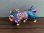 Warthog Alebrije Figurine, Handmade Home Decor, Folk Art from Oaxaca Mexico, Original Wood Sculpture, Unique Warthog Statue Gift