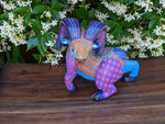 Ram Alebrije Figurine, Handmade Home Decor, Folk Art from Oaxaca Mexico, Original Wood Sculpture, Carved Animals, Unique Ram Statue Gift