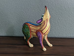 Wolf Alebrije Figurine, Handmade Home Decor, Folk Art from Oaxaca Mexico, Original Wood Sculpture, Carved Animals, Unique Wolf Statue Gift