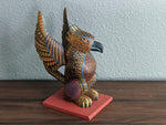Fusion Alebrije Figurine, Handmade Home Decor, Folk Art from Oaxaca Mexico, Original Wood Sculpture, Unique Fusion Statue Gift