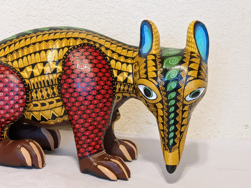 Possum Alebrije Figurine, Handmade Home Decor, Folk Art from Oaxaca Mexico, Original Wood Sculpture, Unique Possum Statue Gift