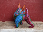 Lynx Alebrije, Oaxaca Mexico Folk Art, Handmade Home Decor, Original Wood Sculpture, Carved Animal, Unique Gift, Genuine Original