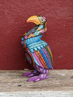 Vulture Alebrije, Oaxaca Mexico Folk Art, Handmade Home Decor, Original Wood Sculpture, Carved Animal, Unique Gift, Genuine Original