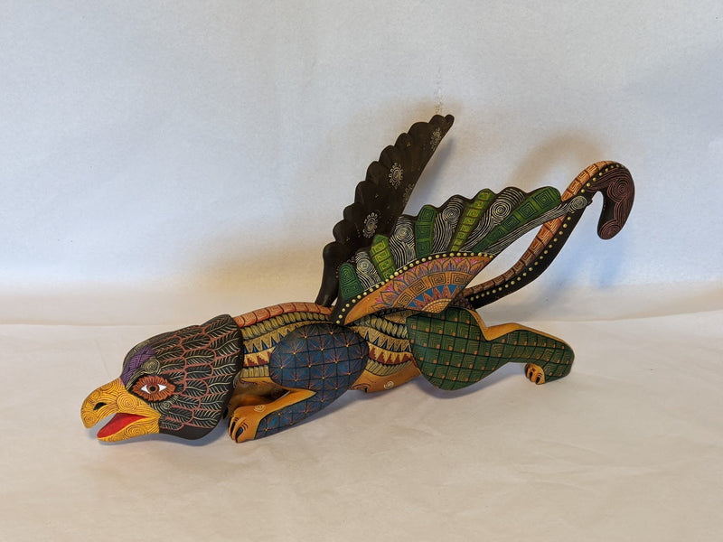 Fusion Alebrije, Oaxaca Mexico Folk Art, Handmade Home Decor, Original Wood Sculpture, Carved Animal, Unique Gift, Genuine Original