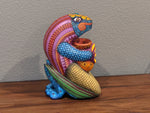 Frog Alebrije Art, Handmade Folk Art from Oaxaca Mexico, Original Wood Sculpture, Carved Animal Home Decor, Unique Frog Statue Gift