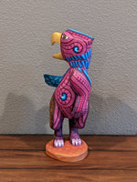 Eagle Fusion Alebrije Figurine, Handmade Home Decor, Folk Art from Oaxaca Mexico, Original Wood Sculpture, Unique Carved Animal Eagle Statue