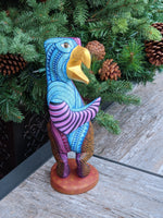 Eagle Fusion Alebrije Figurine, Handmade Home Decor, Folk Art from Oaxaca Mexico, Original Wood Sculpture, Unique Carved Animal Eagle Statue