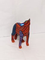 Coyote Alebrije Figurine, Handmade Home Decor, Folk Art from Oaxaca Mexico, Original Wood Sculpture, Carved Animals, Unique Coyote Statue