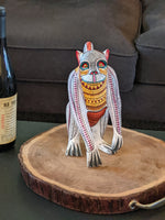 Monkey Alebrije Figurine, Handmade Home Decor, Folk Art from Oaxaca Mexico, Original Wood Sculpture, Carved Animals, Unique Monkey Gift