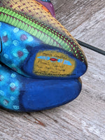 Frog Alebrije Art, Handmade Folk Art from Oaxaca Mexico, Original Wood Sculpture, Carved Animal Home Decor, Unique Frog Statue Gift