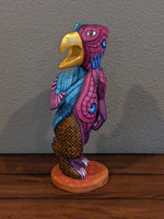 Eagle Fusion Alebrije Figurine, Handmade Home Decor, Folk Art from Oaxaca Mexico, Original Wood Sculpture, Unique Carved Animal Eagle Statue