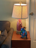 Bull Alebrije Figurine, Handmade Home Decor, Folk Art from Oaxaca Mexico, Original Wood Sculpture, Carved Animals, Unique Bull Statue Gift