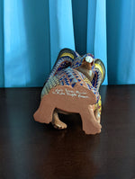 Rabbit Alebrije Figurine, Handmade Home Decor, Folk Art from Oaxaca Mexico, Original Wood Sculpture, Carved Animals, Unique Rabbit