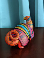 Armadillo Fusion Alebrije, Oaxaca Mexican Folk Art, Handmade Home Decor, Original Wood Sculpture, Carved Animal, Unique Alebrije Gift