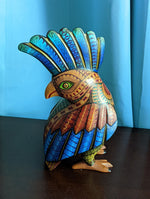 Quail Alebrije, Oaxaca Mexico Folk Art, Handmade Home Decor, Original Wood Sculpture, Carved Animal, Unique Gift, Genuine Original