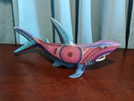 Shark Alebrije Figurine, Handmade Home Decor, Oaxaca Mexico FolkArt, Original Wood Sculpture, Carved Animal, Unique Gift, Shark Statue