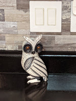 Snow Owl Alebrije, Artesania Mexicana, Oaxacan Art, Animal Wood Carving, Mexican Alebrije Gift Idea, Handmade Owl Alebrije