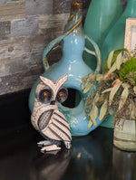 Snow Owl Alebrije, Artesania Mexicana, Oaxacan Art, Animal Wood Carving, Mexican Alebrije Gift Idea, Handmade Owl Alebrije